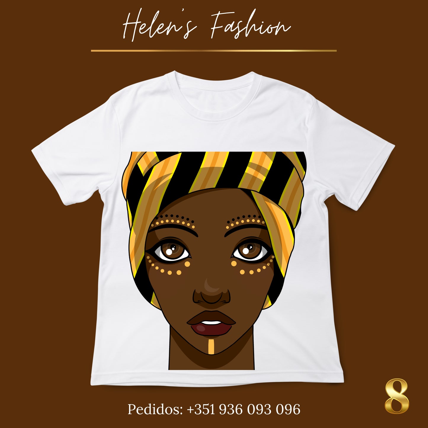 T-shirts Africa Modelo 8