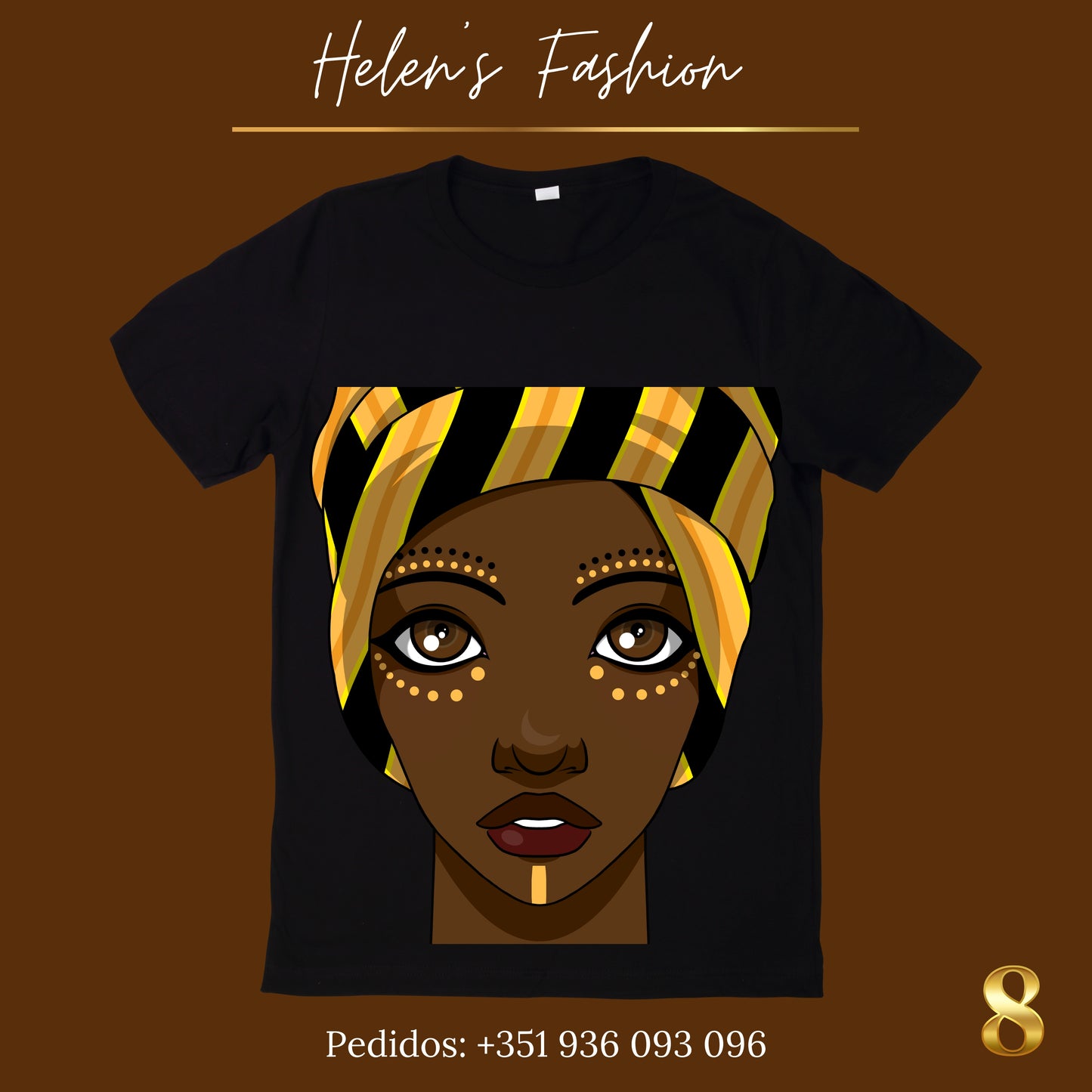 T-shirts Africa Modelo 8