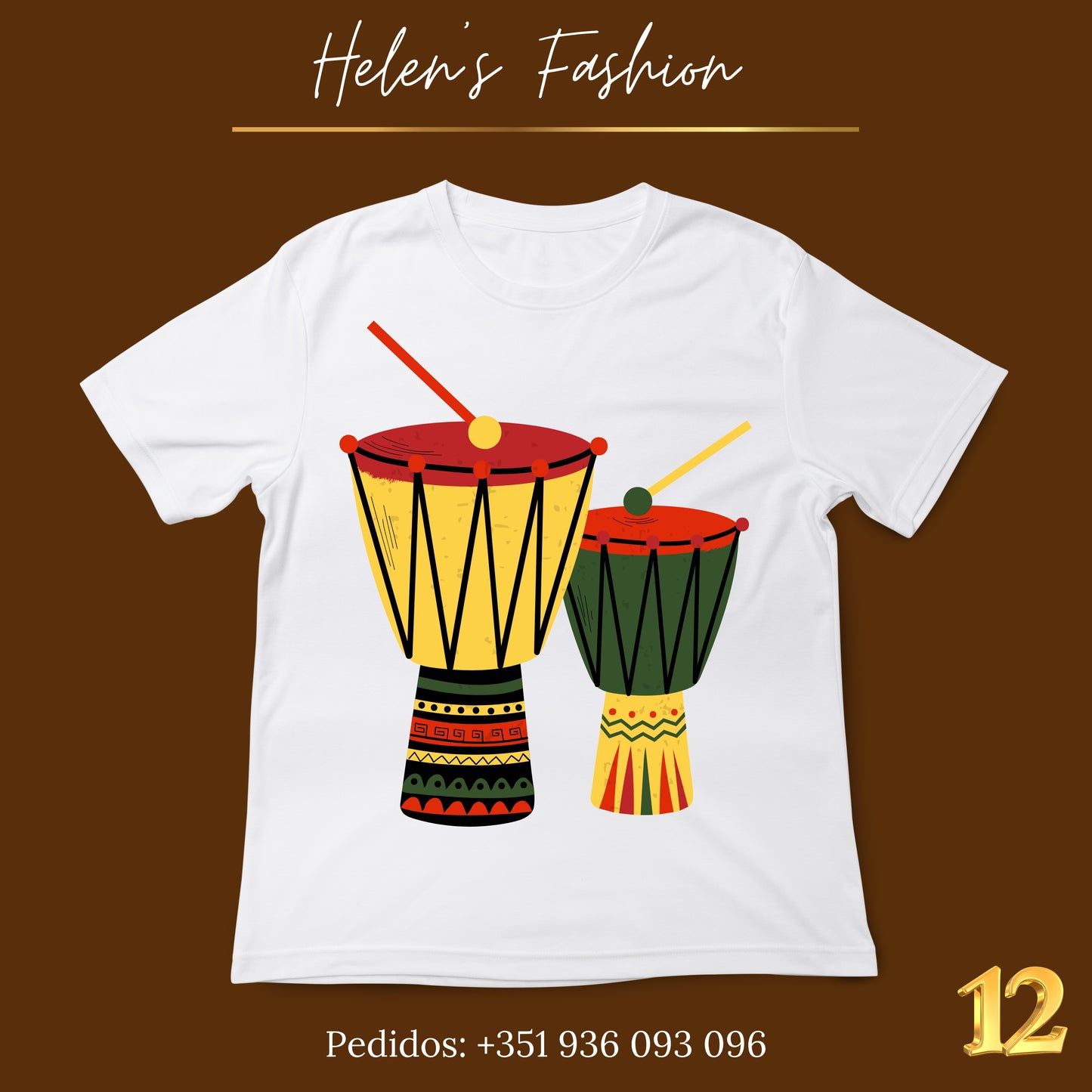 T-shirts Africa Modelo 12