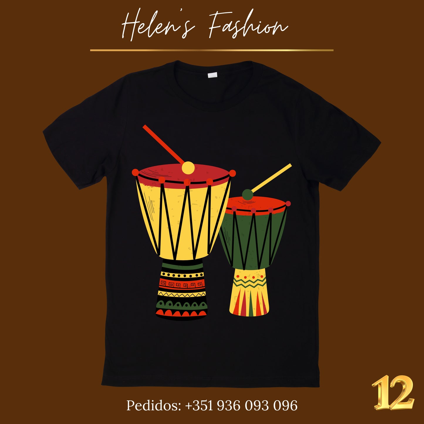 T-shirts Africa Modelo 12