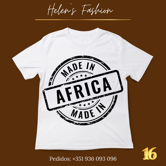 T-shirts Africa Modelo 16