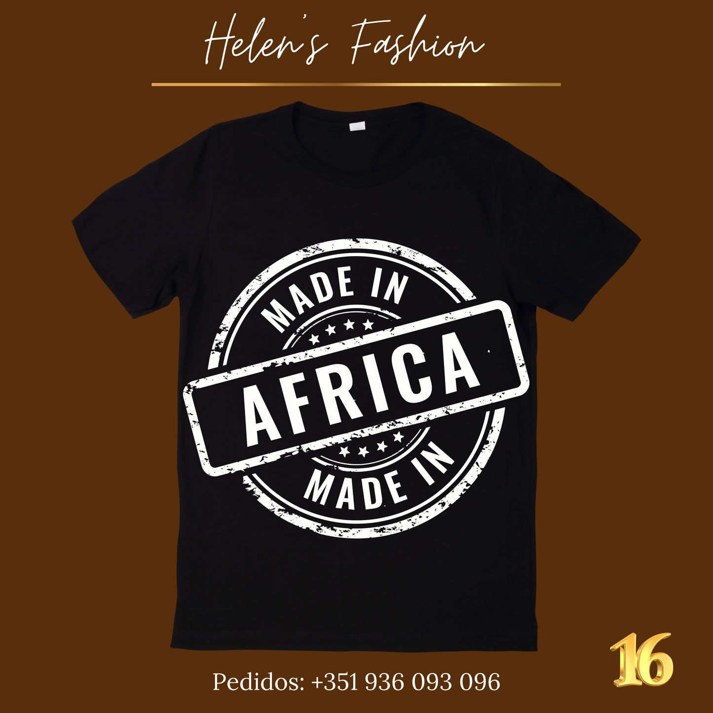 T-shirts Africa Modelo 16