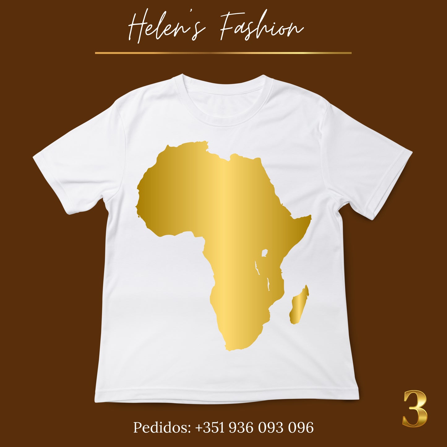 T-shirts Africa Modelo 3