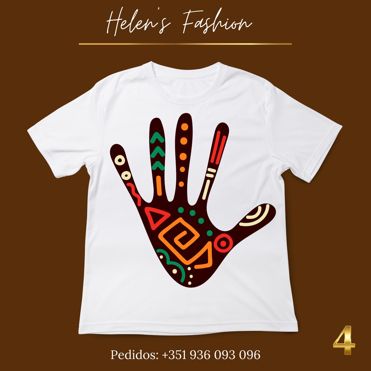 T-shirts Africa Modelo 4